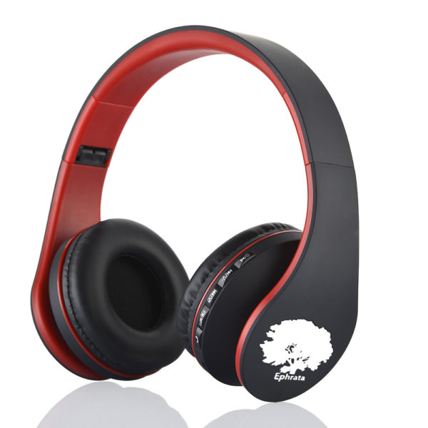 casque-sans-fils-Bluetooth-Ephrata-fonction-appel-Distance-10m-Radio-Batterie-intégrée-rouge-noire