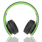 casque-sans-fils-Bluetooth-Ephrata-fonction-appel-Distance-10m-Radio-Batterie-intégrée-vert-face